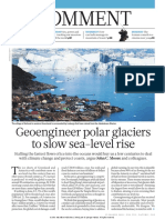 Comment: Geoengineer Polar Glaciers To Slow Sea-Level Rise