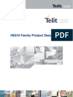 Technical Specification Modulo 3G- HE910 Family Product