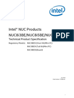 Intel® NUC Products NUC8i3BE/NUC8i5BE/NUC8i7BE Technical Product Specification