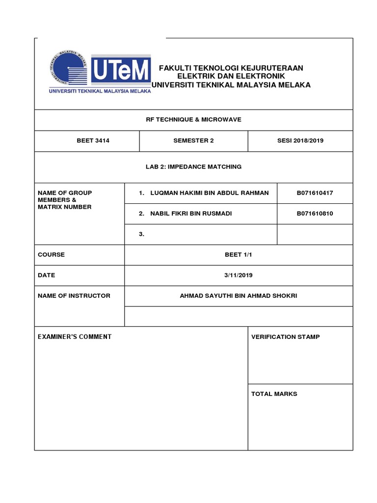Impedance Matching with Smith Chart | PDF | Electrical Impedance ...