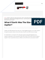 What If Earth Was The Size of Jupiter?