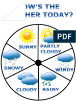 Weather Wheel Poster