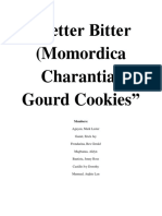 "Better Bitter (Momordica Charantia) Gourd Cookies": Members