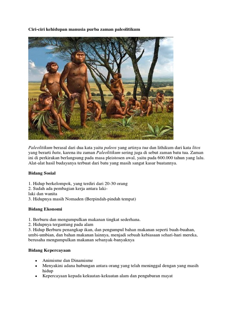 Manusia Purba Pdf