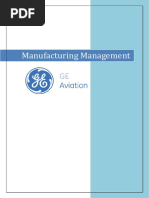 GE Aviation Manufacturing Strategy