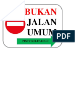 Bukan Jalan Umum