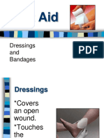 First Aid: Dressings and Bandages