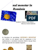 Sistemul Monetar În România
