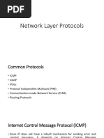 ICMP, IP, PIM, Routing Protocol