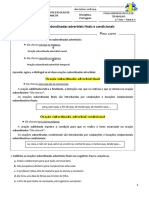 Orações Subordinadas Finais e Condicionais