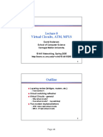 Virtual Circuits, ATM, MPLS Lecture Overview