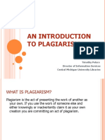 Introduction of Plagiarism