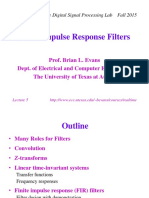 Finite Impulse Response Filters