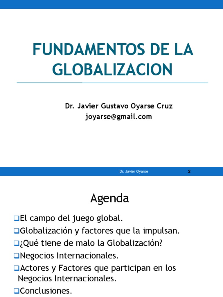 Fundamentos y factores de la globalización | PDF | Negocios ...