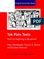 Tok Pisin Texts - From The Beginning To The Present - Peter Muhlhausler, Thomas Edward Dutton, Suzanne Romaine.2003