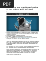This is What Your Smartphone is Doing to Your Brain