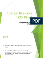 Load and Resistance Factor Design: Panganoron, April Angel C