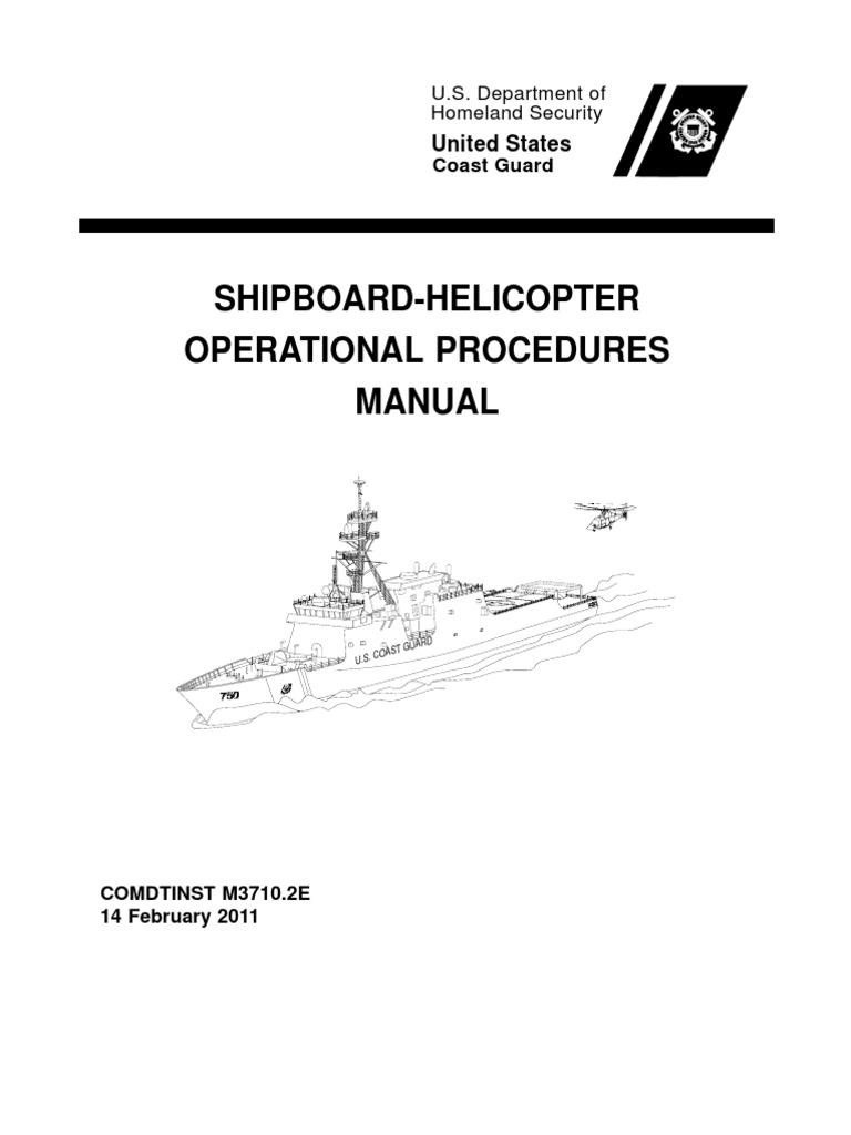 Shipboard-Helicopter Operational Procedures Manual PDF | PDF | United ...