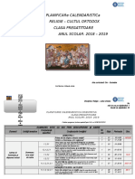 Didactic 2018 2019 Planificare Calendaristica Clasa Pregatitoare (1) Sandra