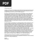 cover letter