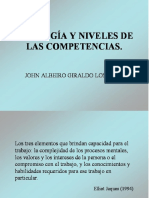 Tipologia y Niveles de Las Competencias