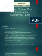 Exploration and production of hydrocarbons in india