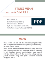 Menghitung Mean, Median & Modus