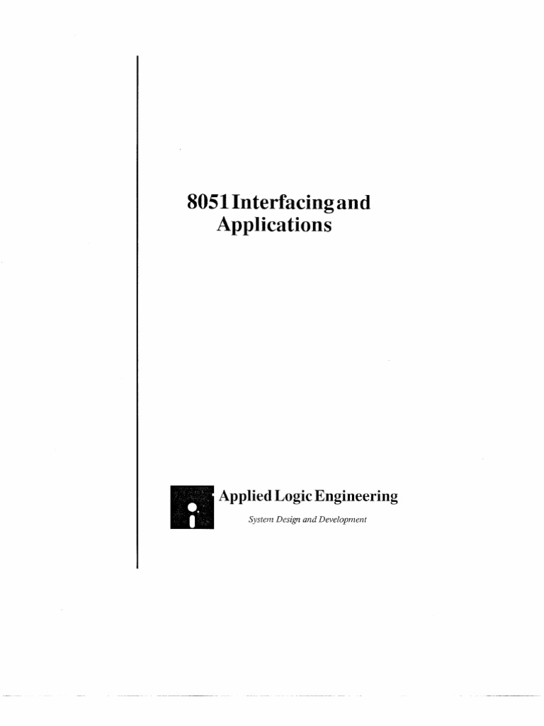 A1 8051 Interfacing and Applications | PDF