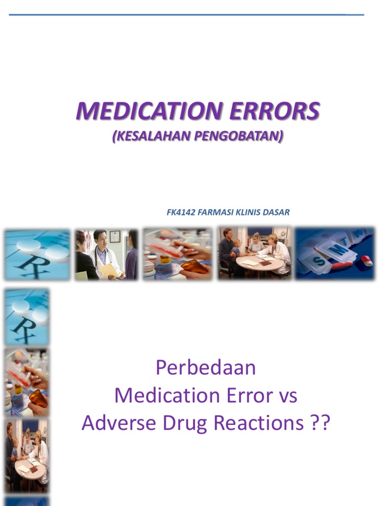 Medication Error | PDF