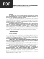 Espantalhos e o Tema Da Liberdade o Uso Das Artes Cênicas Como Embasamento Para a Leitura de Filosofia No Ensino Médio.