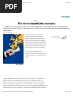 Por un renacimiento europeo