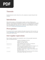 Download SED Tutorial by George SN4020867 doc pdf
