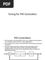 Tuning for Pid Controllers