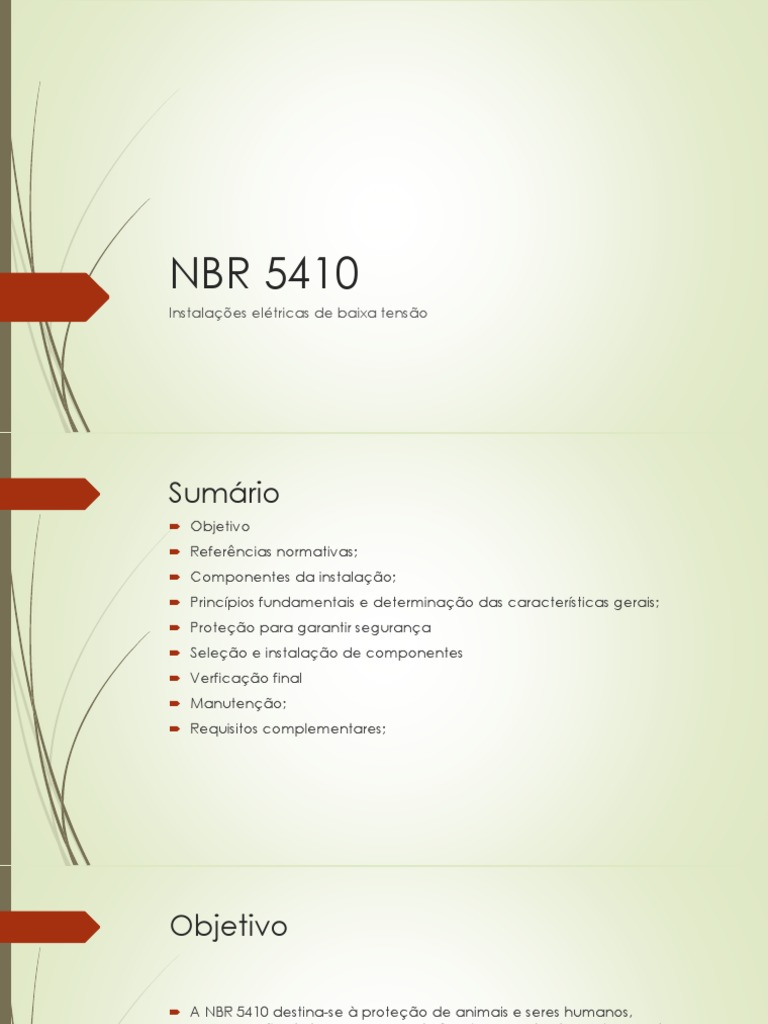 NBR 5410 | PDF