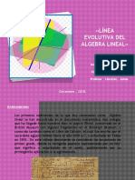 Linea Evolutiva Del Algebra Lineal