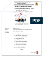 Análisis de la Ley 30879 sobre la gestión pública