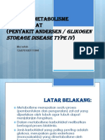 Kelainan Metabolisme Karbohidrat