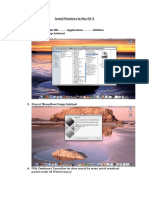 Install Windows in Mac OS X