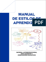 Manual de estilos de aprendizaje