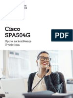 Cisco SPA504G Telefonske Upute