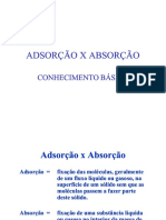 Adsorao X Absorao