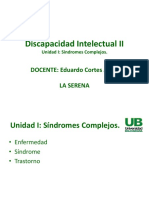 Discapacidad Intelectual II: DOCENTE: Eduardo Cortes Alcapio