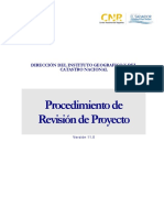 Instructivo Procedimiento Revisión de Proyectos - Versión 11.0