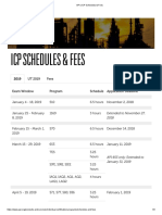 API _ ICP Schedules & Fees