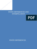 Finite Difference and Interpolation PDF