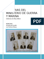 Memoria Ministerio Guerra Marina