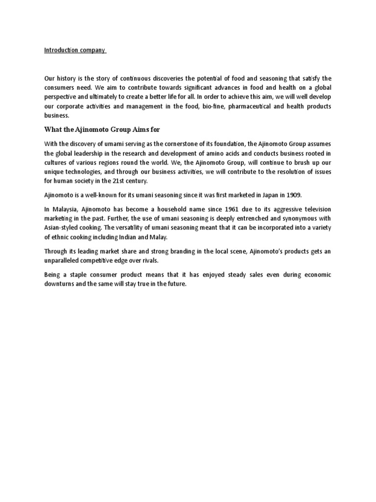 Introduction Company | PDF | Revenue | Net Income
