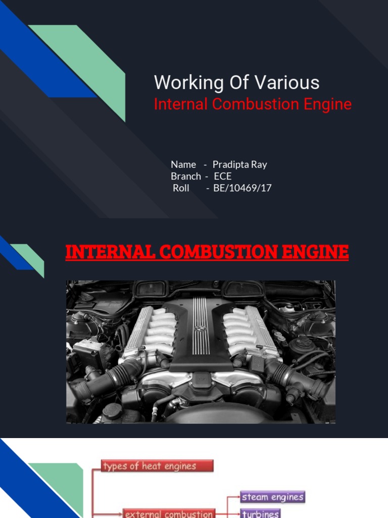 Internal Combustion Engine Overview | PDF | Internal Combustion Engine ...