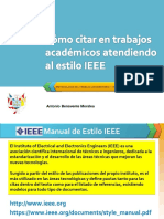 Cómo Citar en El Estilo IEEE