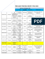 Roundown Proaksi Teknik Mesin Unej 2018